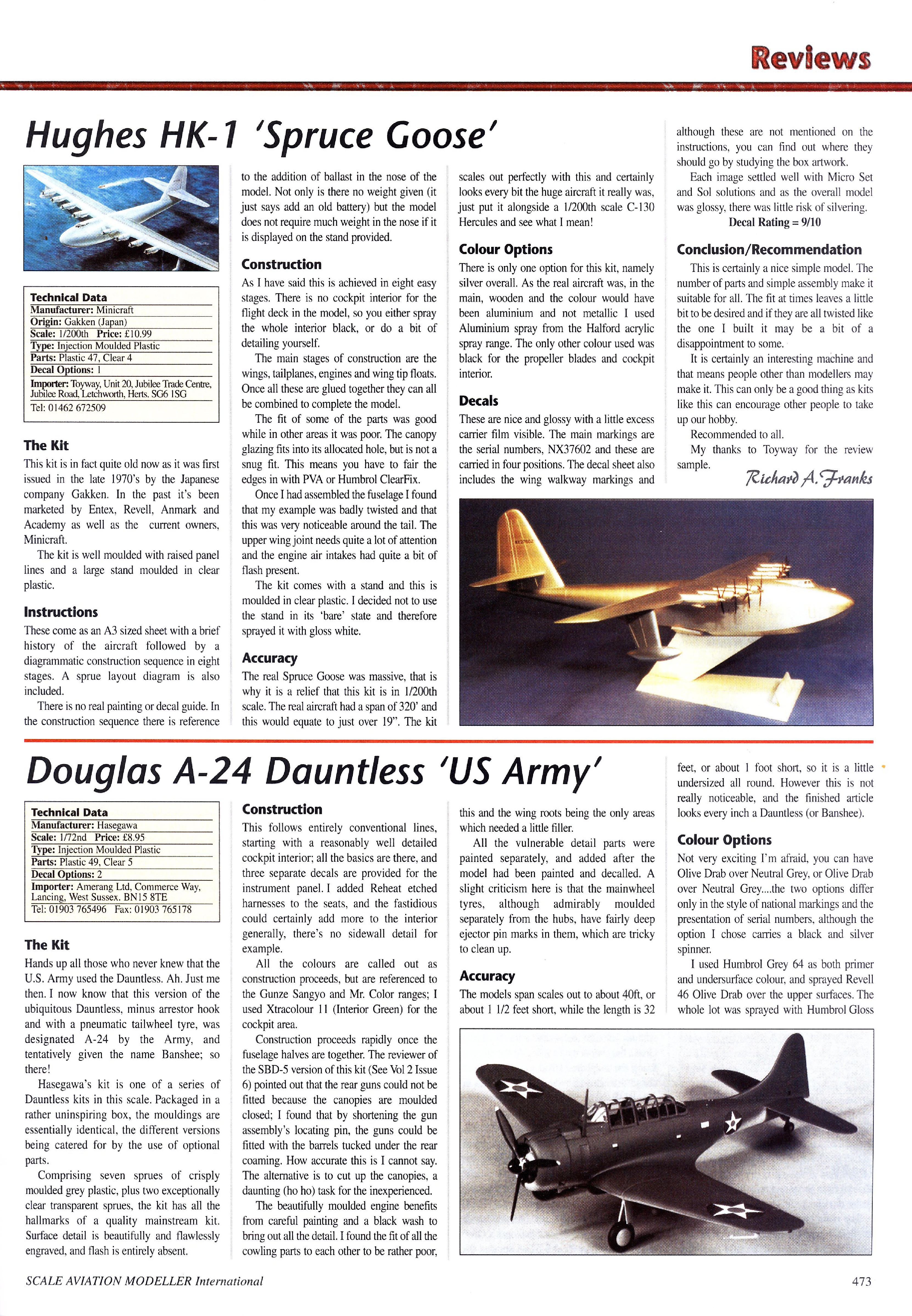 Scale Aviation Modeller International 1997-08